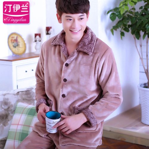 Pyjama pour homme en Polyester à manches longues - Ref 3002454