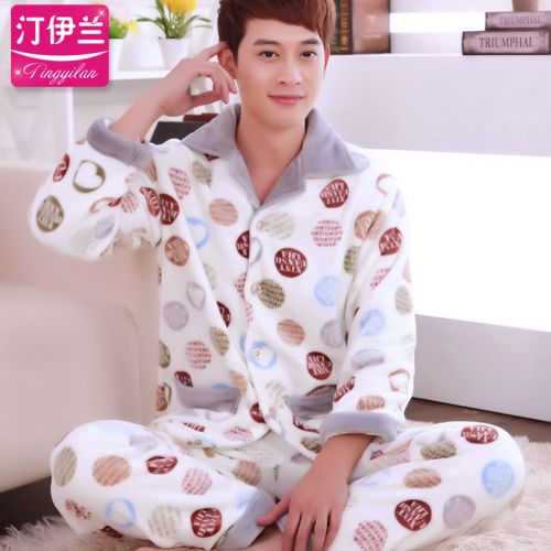 Pyjama pour homme en Polyester à manches longues - Ref 3002455