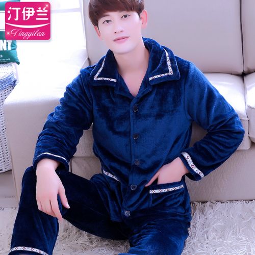 Pyjama pour homme en Polyester à manches longues - Ref 3002470