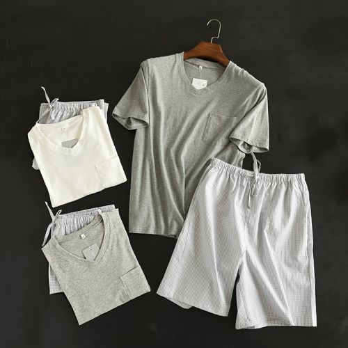 Pyjama pour homme en Coton à manche courte - Ref 3002477