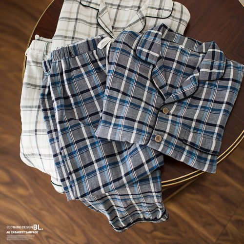 Pyjama pour homme en Coton à manches longues - Ref 3002482