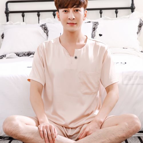 Pyjama pour homme en Polyester à manche courte - Ref 3002497