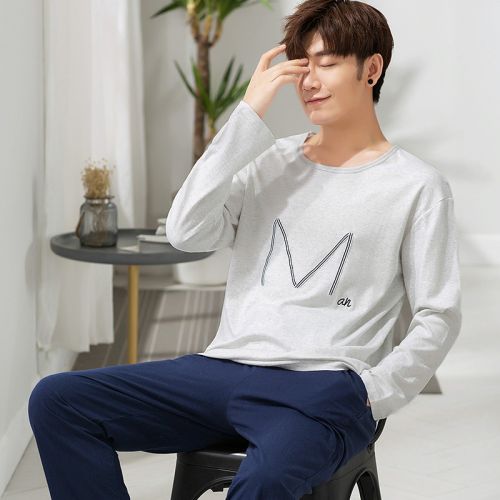 Pyjama pour homme en Coton à manches longues - Ref 3002514