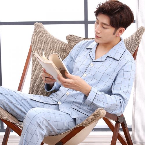 Pyjama pour homme en Coton à manches longues - Ref 3002515