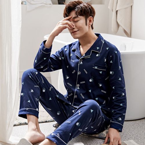 Pyjama pour homme en Coton à manches longues - Ref 3002516