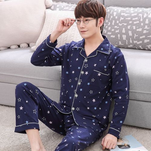 Pyjama pour homme en Coton à manches longues - Ref 3002519