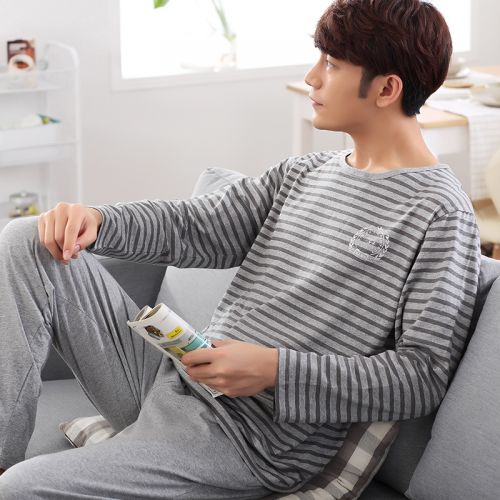 Pyjama pour homme en Coton à manches longues - Ref 3002527