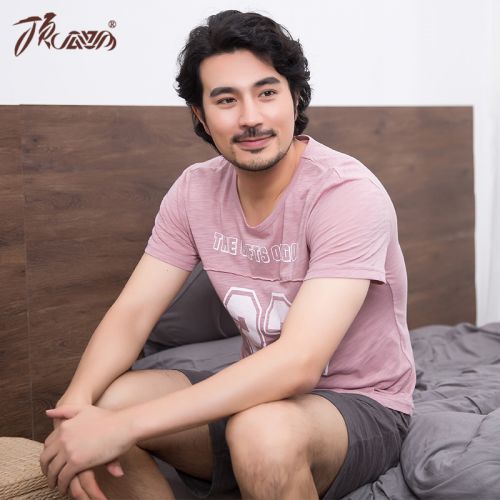 Pyjama pour homme en Coton à manche courte - Ref 3002567