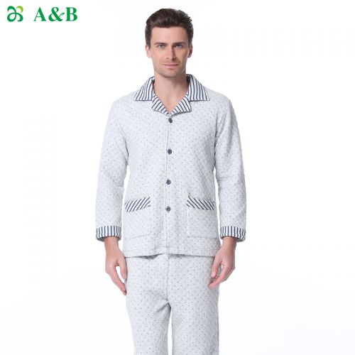 Pyjama pour homme en Coton à manches longues - Ref 3002592