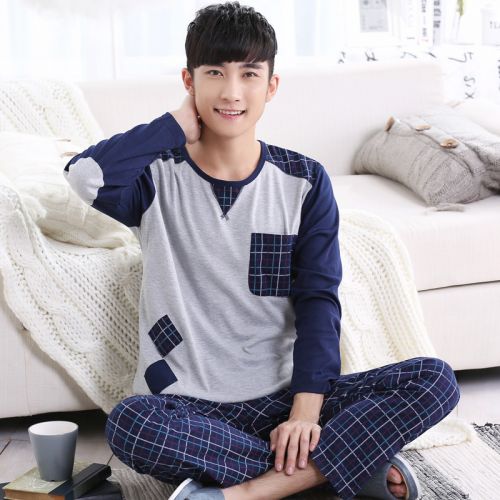 Pyjama pour homme en Coton à manches longues - Ref 3002654