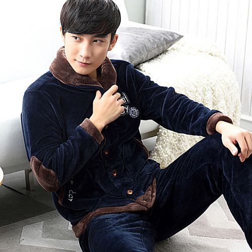 Pyjama pour homme en Polyester à manches longues - Ref 3002684