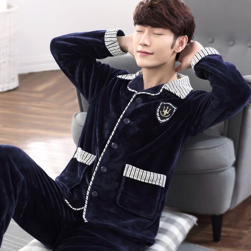 Pyjama pour homme MIHGFU en Polyester à manches longues - Ref 3002686