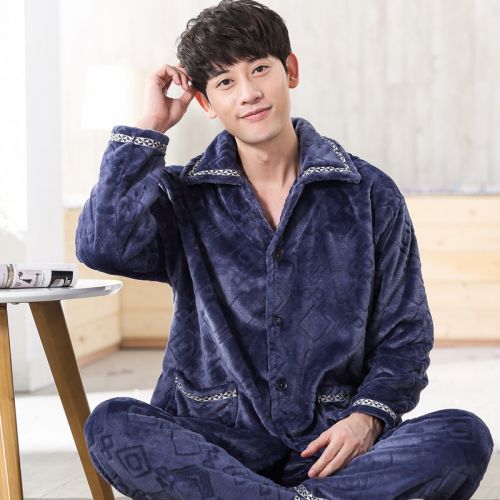 Pyjama pour homme en Polyester à manches longues - Ref 3002687
