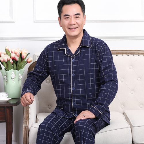 Pyjama pour homme en Coton à manches longues - Ref 3002717