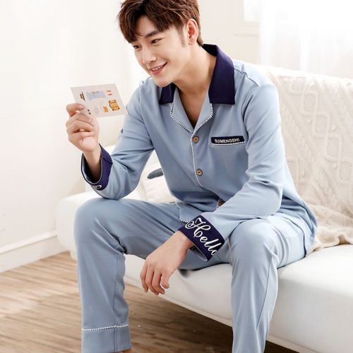 Pyjama pour homme en Coton à manches longues - Ref 3002720