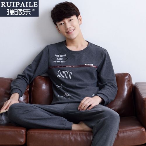 Pyjama pour homme en Coton à manches longues - Ref 3002752