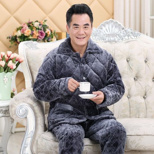 Pyjama pour homme en Coton à manches longues - Ref 3002757