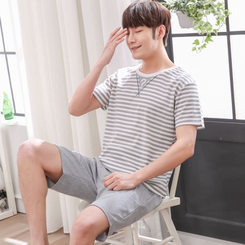 Pyjama pour homme en Coton à manche courte - Ref 3002758