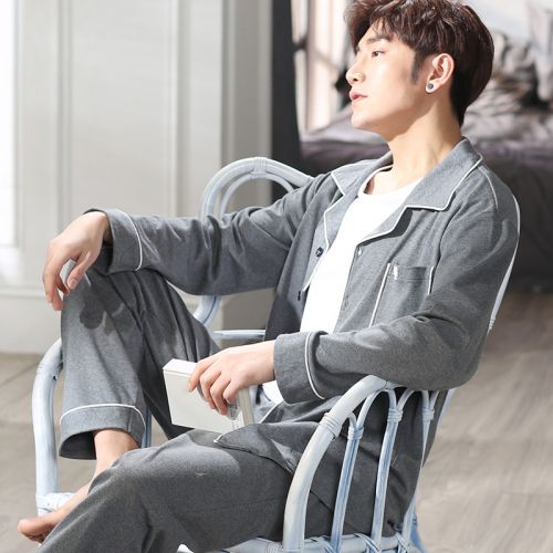 Pyjama pour homme REAMPHY en Coton à manches longues - Ref 3002760