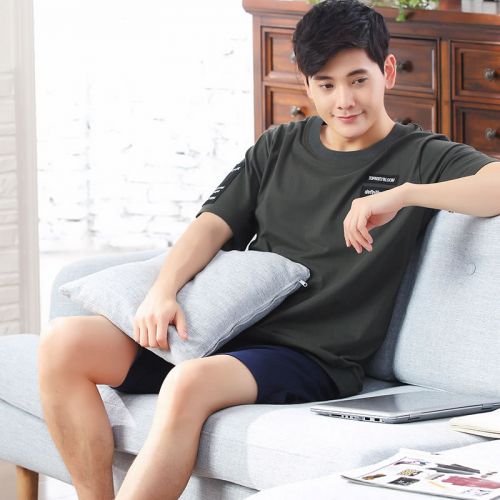 Pyjama pour homme en Coton à manche courte - Ref 3002763