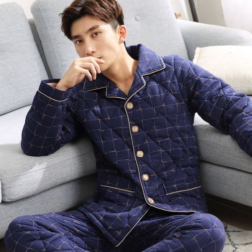 Pyjama pour homme en Coton à manches longues - Ref 3002773