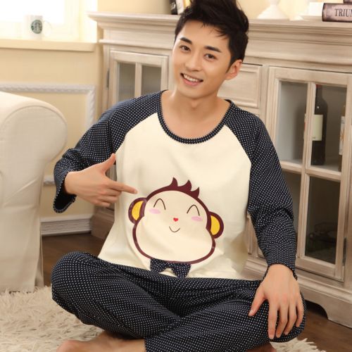 Pyjama pour homme en Coton à manches longues - Ref 3002778