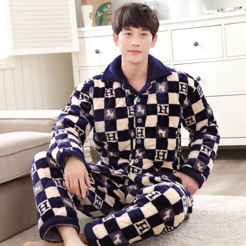Pyjama pour homme en Polyester à manches longues - Ref 3002790