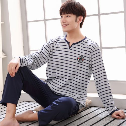Pyjama pour homme en Coton à manches longues - Ref 3002808