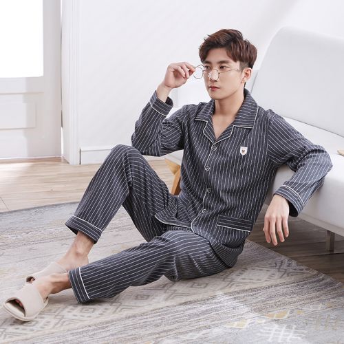 Pyjama pour homme en Coton à manches longues - Ref 3002814