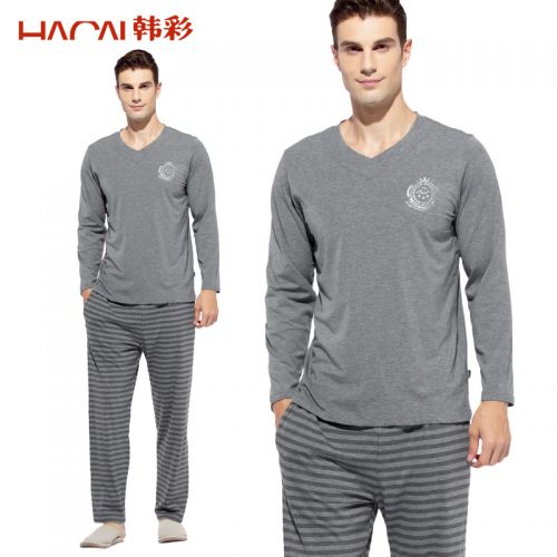 Pyjama pour homme HACAI en Coton à manches longues - Ref 3002825