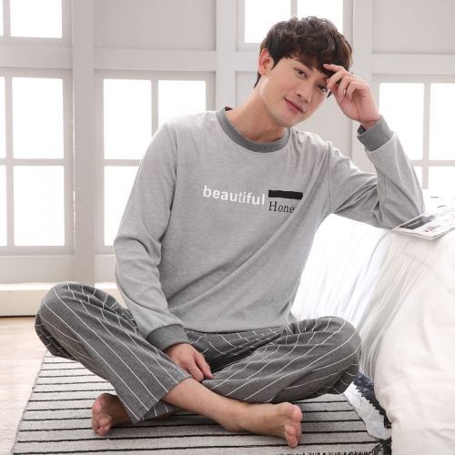 Pyjama pour homme en Coton à manches longues - Ref 3002851
