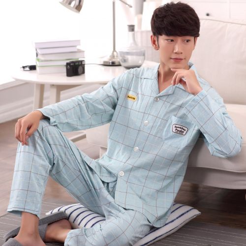 Pyjama pour homme en Coton à manches longues - Ref 3002874