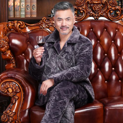 Pyjama pour homme en Polyester à manches longues - Ref 3002877