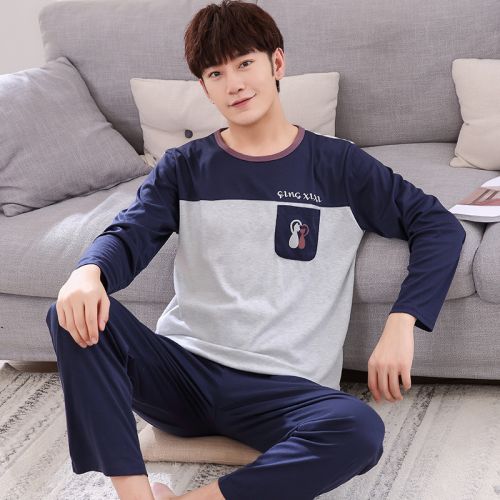 Pyjama pour homme en Coton à manches longues - Ref 3002879
