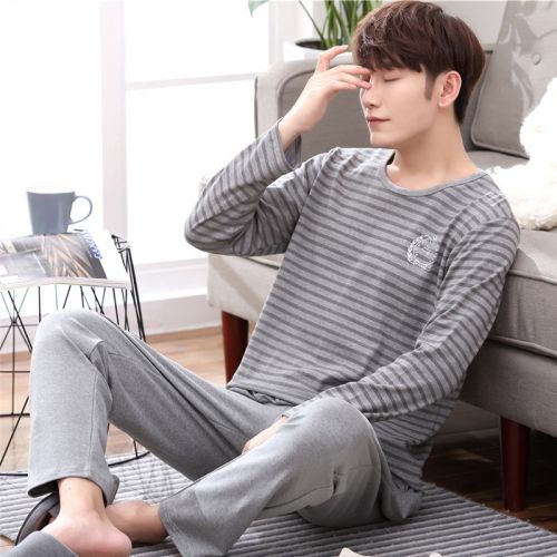Pyjama pour homme en Coton à manches longues - Ref 3002881