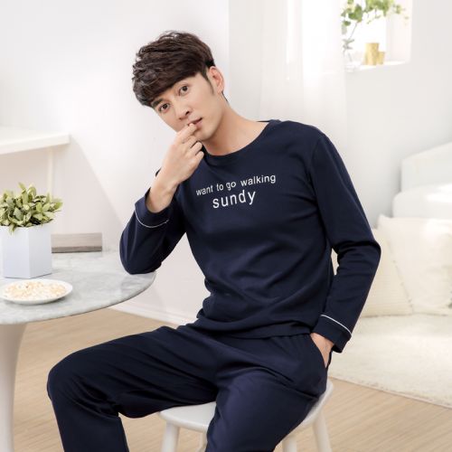Pyjama pour homme en Coton à manches longues - Ref 3002937