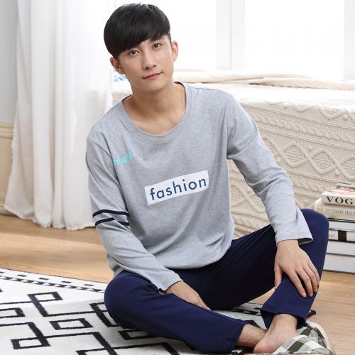 Pyjama pour homme en Coton à manches longues - Ref 3002957