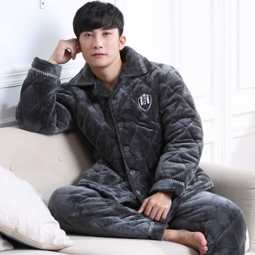 Pyjama pour homme en Polyester à manches longues - Ref 3002962