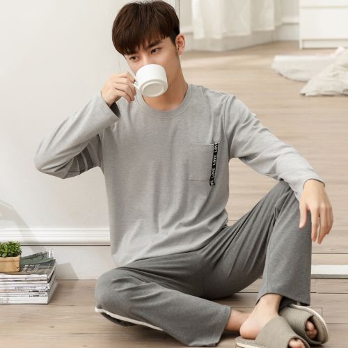 Pyjama pour homme en Coton à manches longues - Ref 3002963