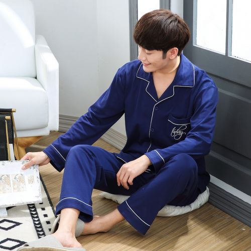 Pyjama pour homme en Coton à manches longues - Ref 3002964