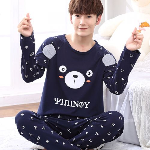 Pyjama pour homme en Coton à manches longues - Ref 3002989