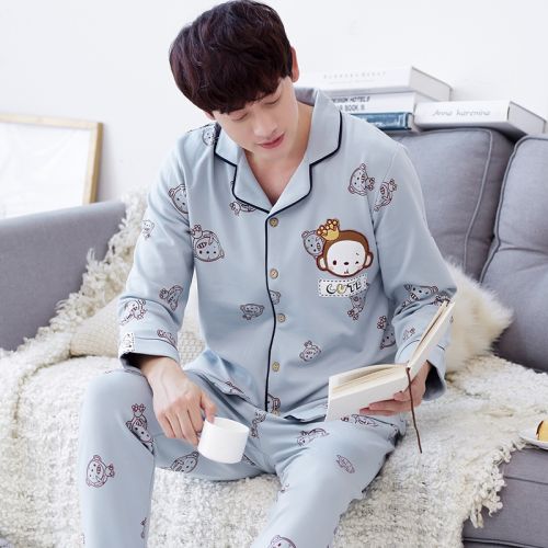 Pyjama pour homme en Coton à manches longues - Ref 3002999
