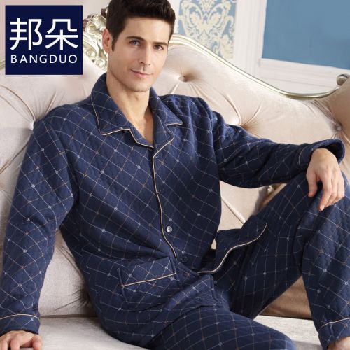 Pyjama pour homme en Coton à manches longues - Ref 3003018