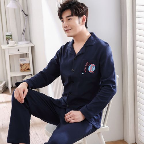Pyjama pour homme en Coton à manches longues - Ref 3003028