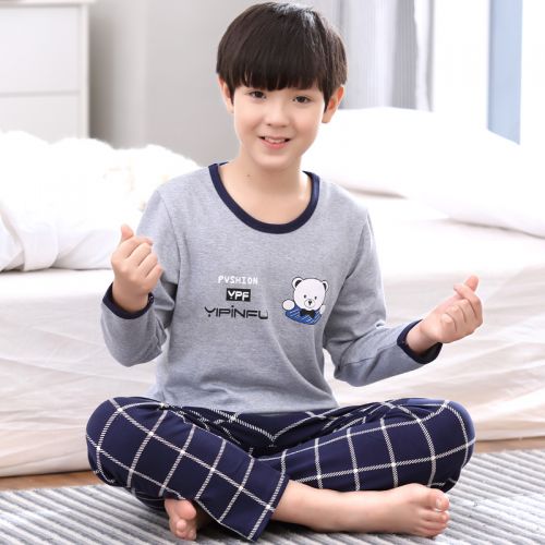 Pyjama pour homme JIANABEAR OURS CANADIEN en Coton à manches longues - Ref 3003030