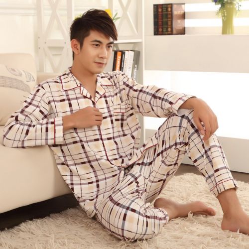 Pyjama pour homme en Coton à manches longues - Ref 3003039