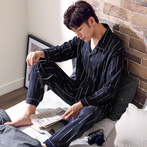 Pyjama pour homme en Coton à manches longues - Ref 3003056