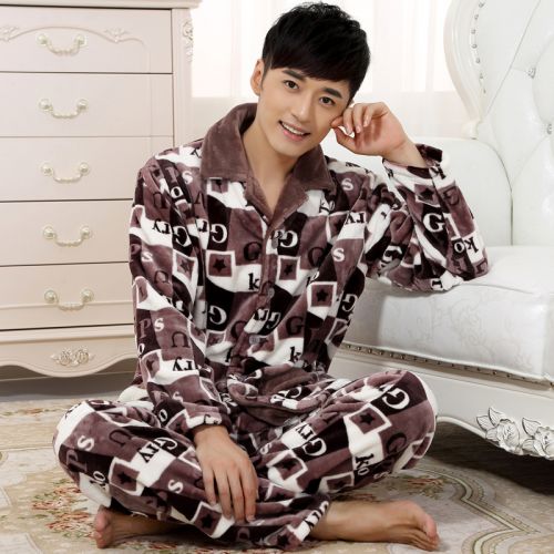 Pyjama pour homme en Polyester à manches longues - Ref 3003096