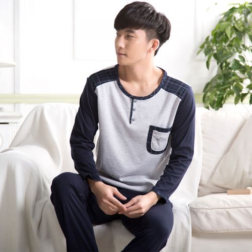 Pyjama pour homme en Coton à manches longues - Ref 3003120