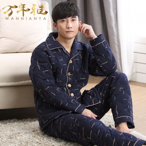 Pyjama pour homme en Coton à manches longues - Ref 3003127